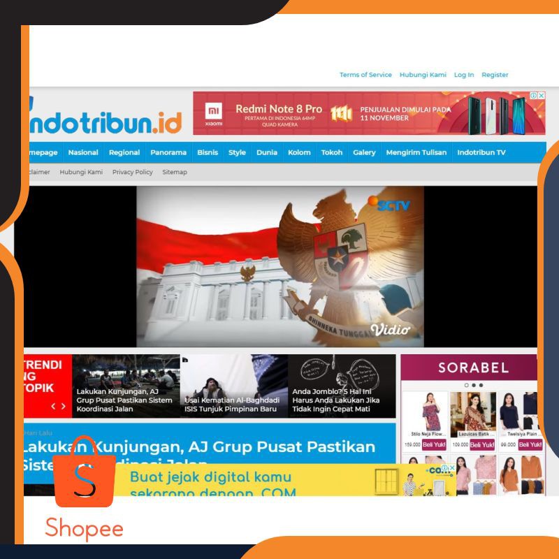 Promo JASA PEMBUATAN WEBSITE PORTAL BERITA PROFESIONAL – AJ GROUP Elegan