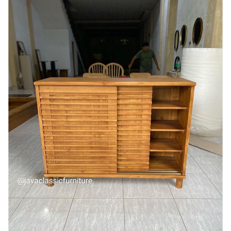 BUFET TV MINIMALIS,BUFET SLEDING,BUFET JATI-1