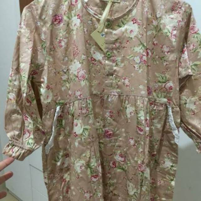 DASTER GAMIS LITTLE DITSY LUANA PINK PASTEL SIZE XL DESEMBER 2018