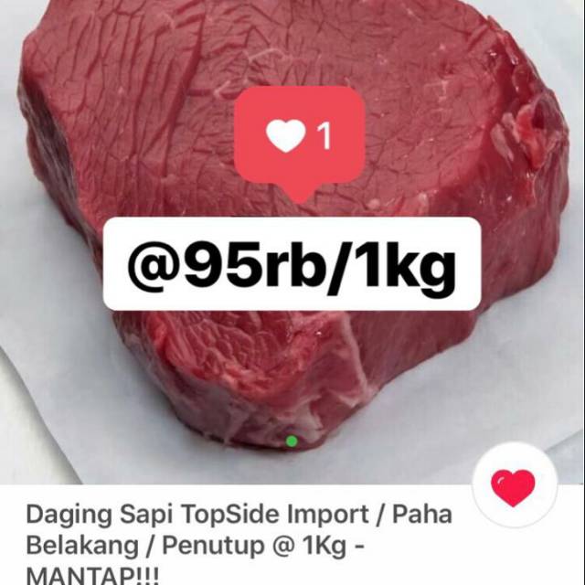 

Daging segar sapi pilihan