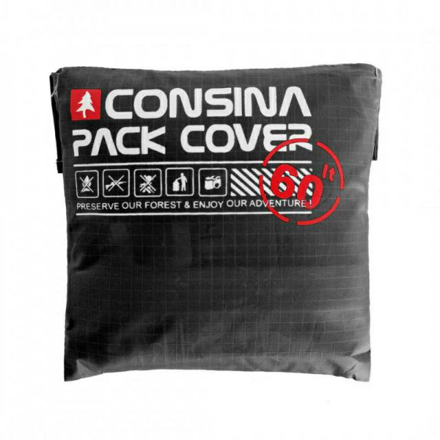 Rain Cover Bag Consina 50 60 Liter Original