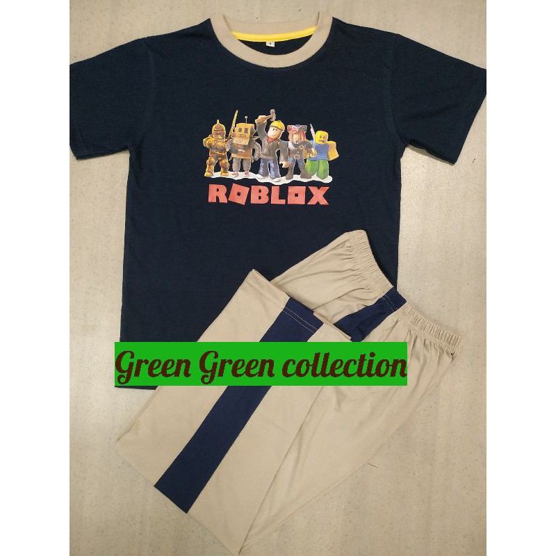 piyama kaos gambar printing Roblok/transfomer/Bumblebee