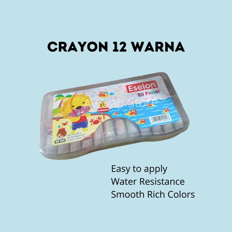 

Crayon Krayon 12 Warna Murah Oil Pastel Eselon