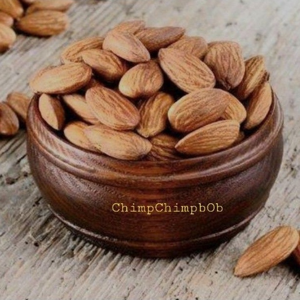 

California Natural almond Nut/Kacang Almond California Alami 1kg/pack