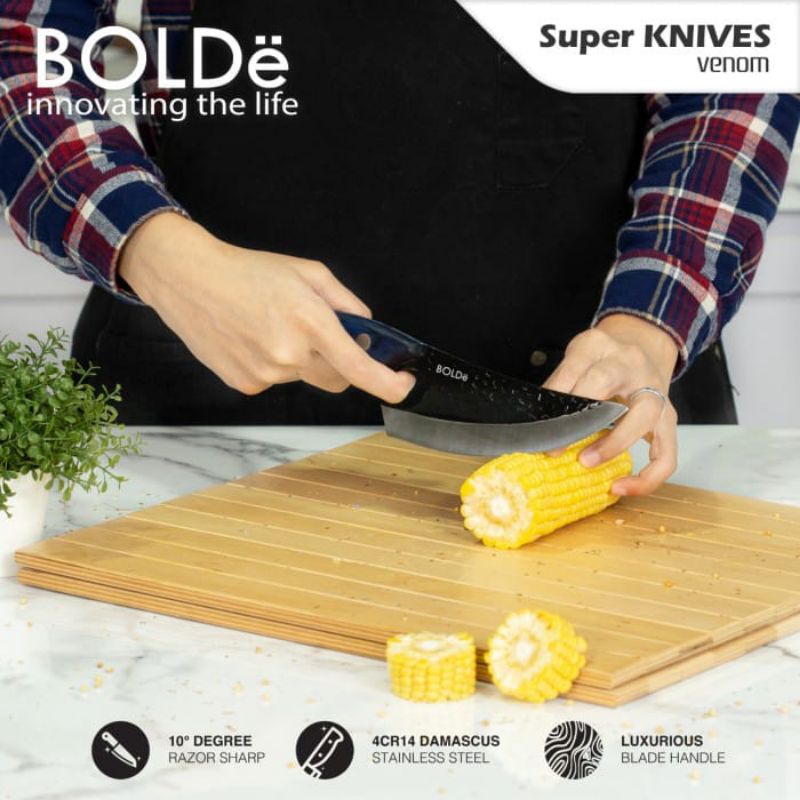 Super Knives Venom Butcher Knives Pisau Daging Original Bolde