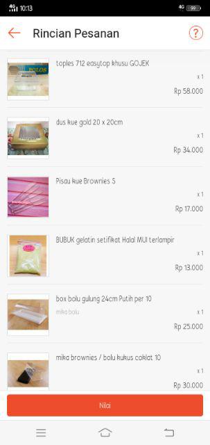 Box Bolu Gulung 24cm Putih Per 10