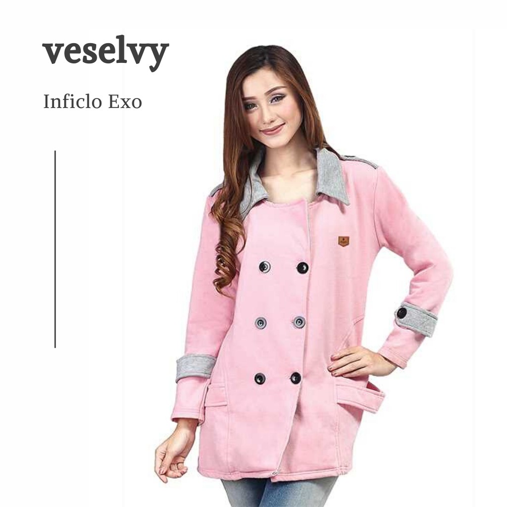 Jacket Coat, Jaket Wanita Sweater Korea
