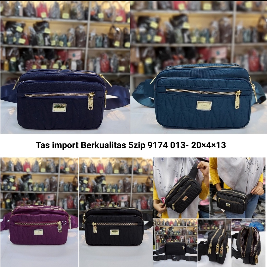 Tas pinggang selempang / bumbag /waistbag / slingbag / crossbodybag wanita