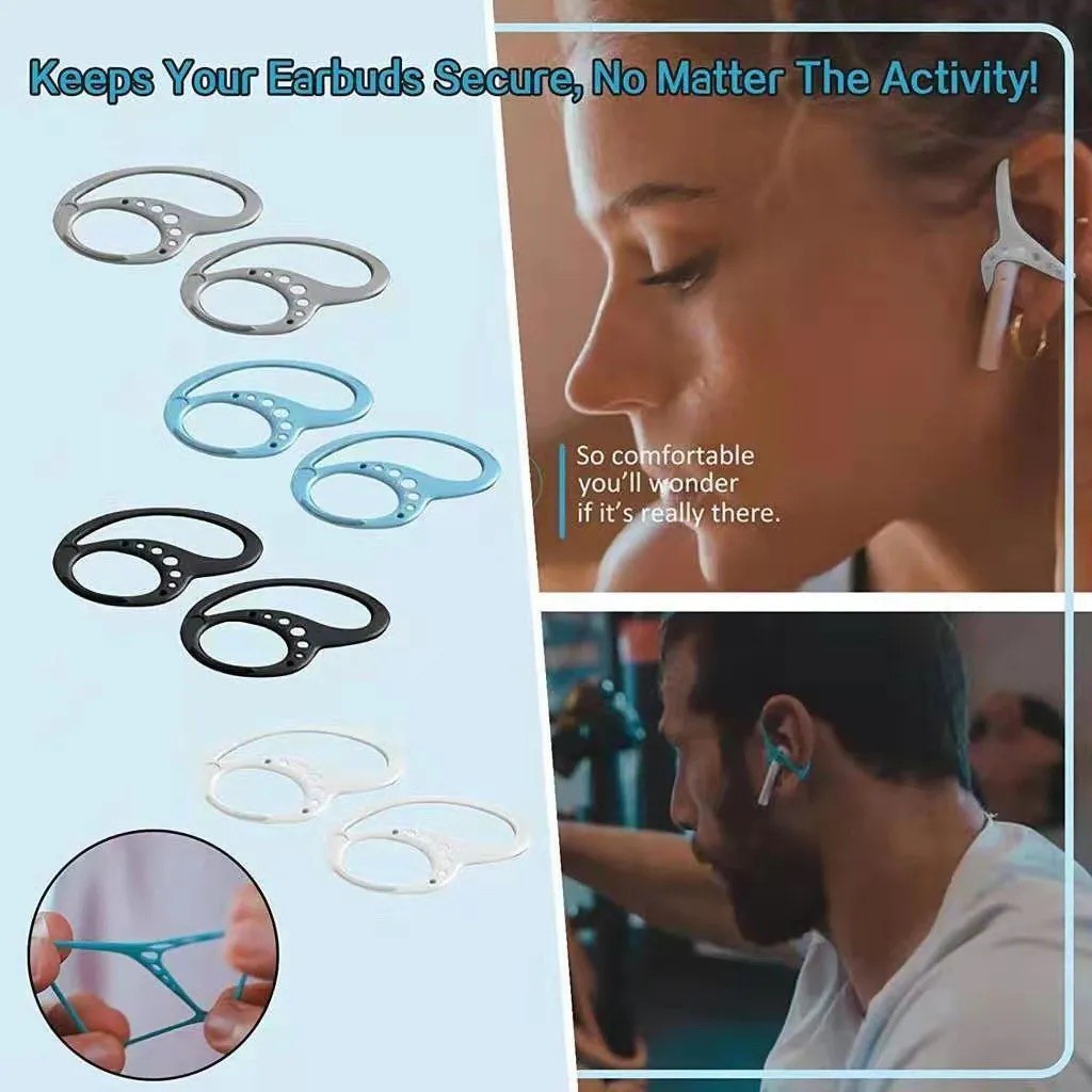 INFY - Earphone Headset Safety Band Clamps Silicone Loss Drop Artefact Bluetooth Keepods R360