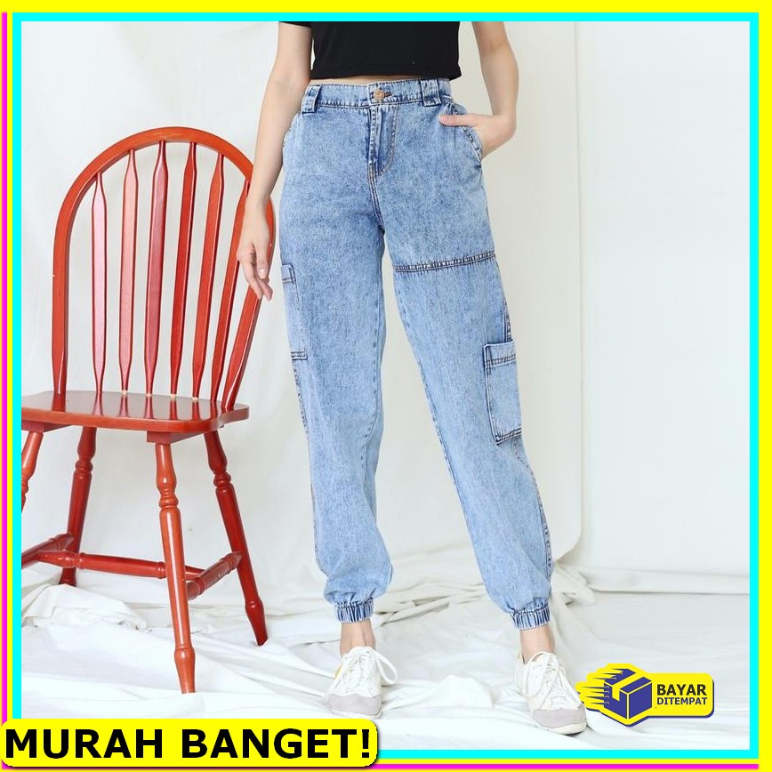Celana Jeans Wanita Jins Cewek Skinny Terbaru Kekinian Jens Levis XL604 Fwr - Celana Jogger Jeans Br