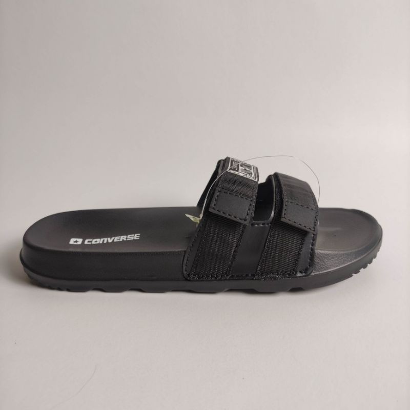 Sandal strap/Velcro Allstar hitam strap hitam