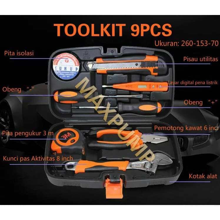 TOOLBOX TOOLSET TOOLKIT TOOL BOX TOOL SET TOOL KIT TOOLS REPAIR KIT