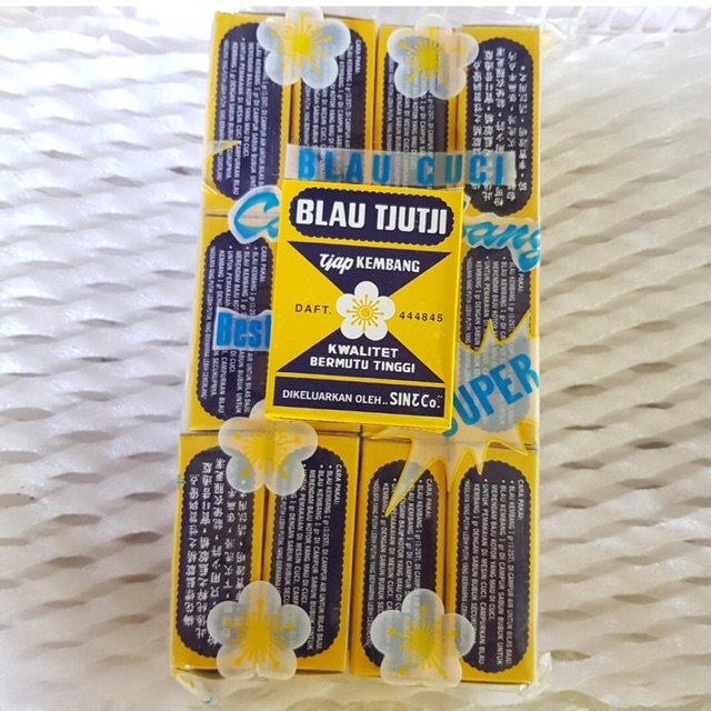 Blau Cuci ( Blau Tjutji ) Cap Kembang 12 Box