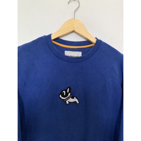 crewneck pancoat biru 4498
