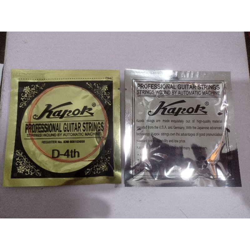 senar gitar kapok ori acoustic no 4