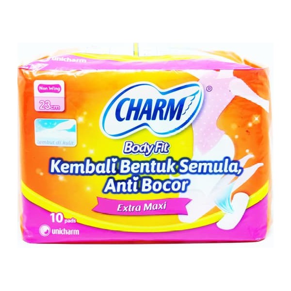 Charm Body Fit Extra Maxi 23 Cm 10 Pads