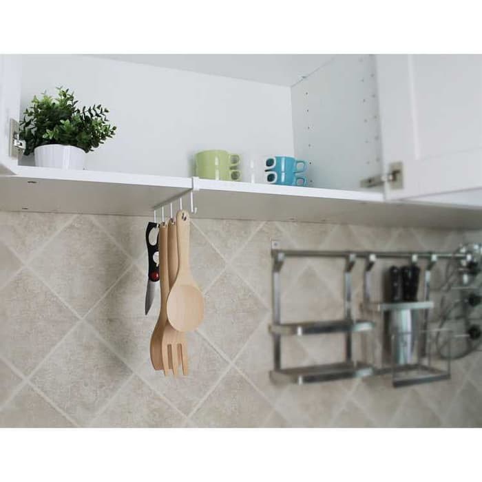 KITCHEN SET HOOK - RAK GANTUNGAN DI LEMARI DAPUR MODEL MINIMALIS