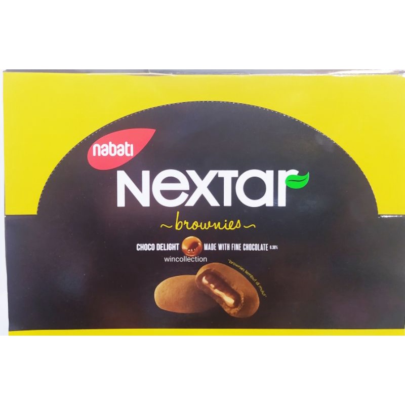 

Brownies NEXTAR/1 kotak (12 bungkus)/nextar coklat/nastar nanas