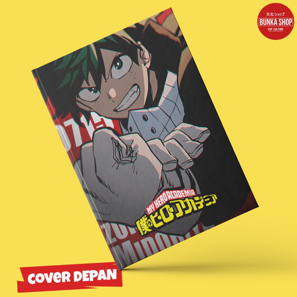 

Note Book Anime Boku no Hero Academia Midoriya Izuku Punch Hardcover A5 Buku Tulis Catatan Murah