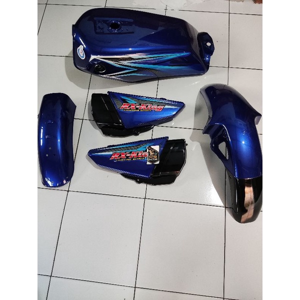 bodi set RX king warna biru pnp RX spesial