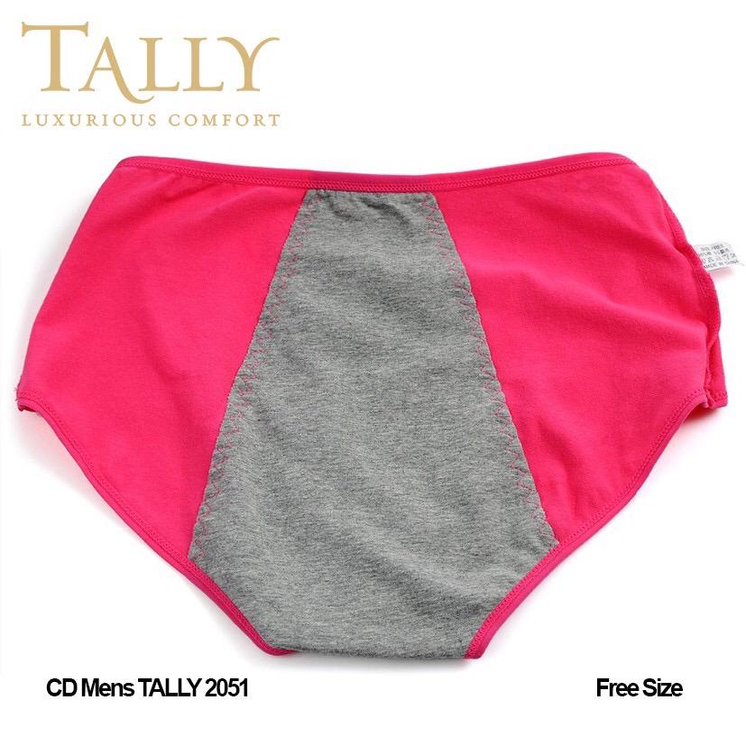 TALLY CD 2050 / 2051 9171 2680   Menstruasi Haid Sanitary Panty Anti Tembus Murah -  CELANA DALAM MENSTRUASI HAID 2050 (FIT L) dan 2051 (FIT XL) | BAHAN KATUN PREMIUMTally CD Menstruasi Haid Anti bocor - Celana Dalam Mens - Water Proof TallY