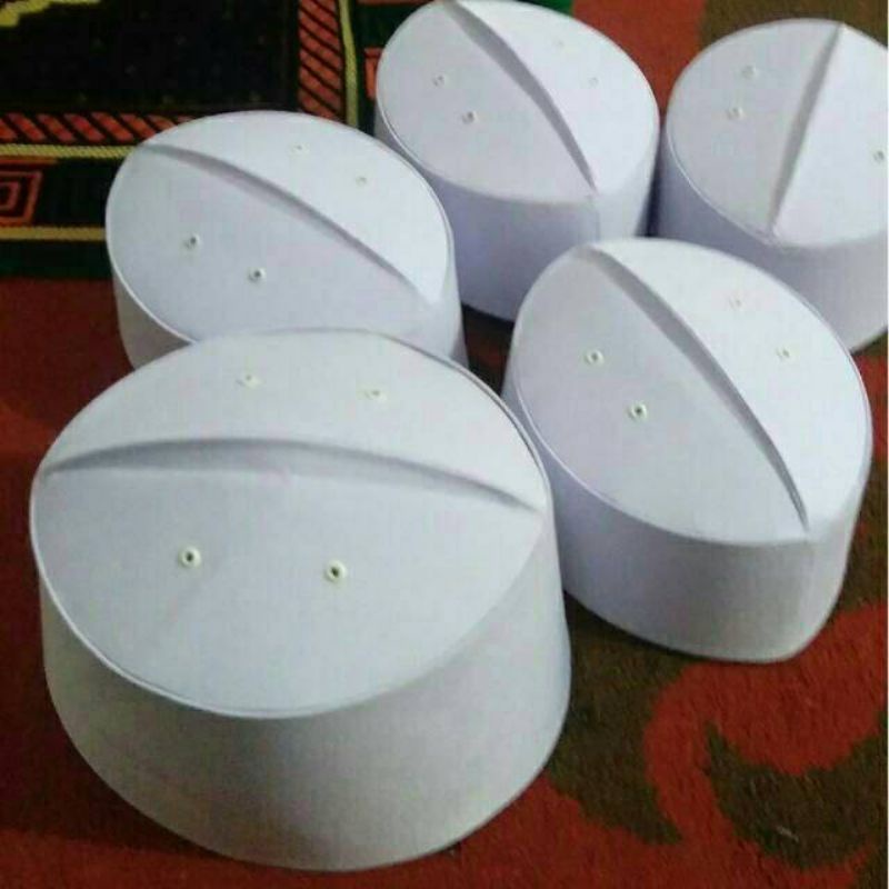 Peci putih polos/peci Besar /Peci assagofah