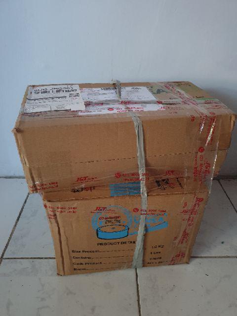 (cod) Toples Mika Bulat Surya Plast / Toples Kue Kering Lebaran Murah 250 500 Gram