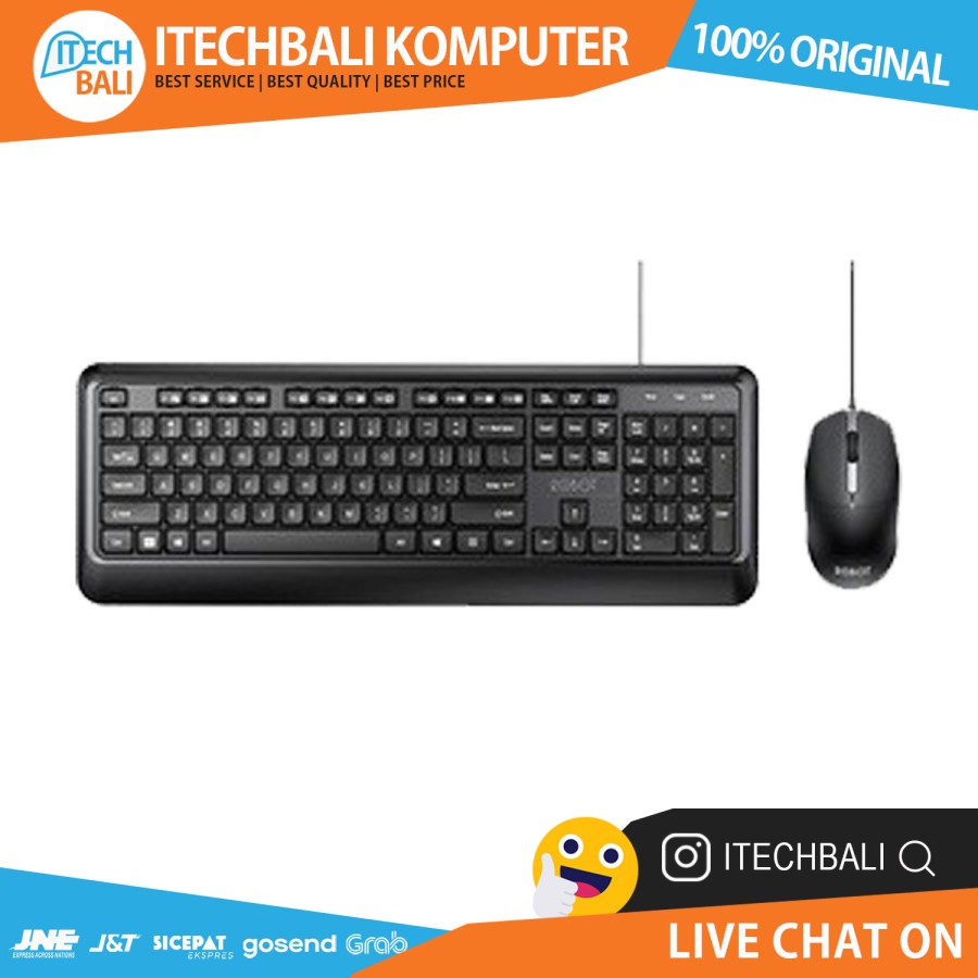 Robot KM2600 Keyboard &amp; Mouse Kabel Combo | ITECHBALI