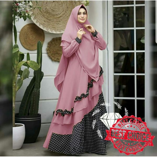 Terbaru Maxi Dress Terania Busui Syari Gamis Muslimah Ootd