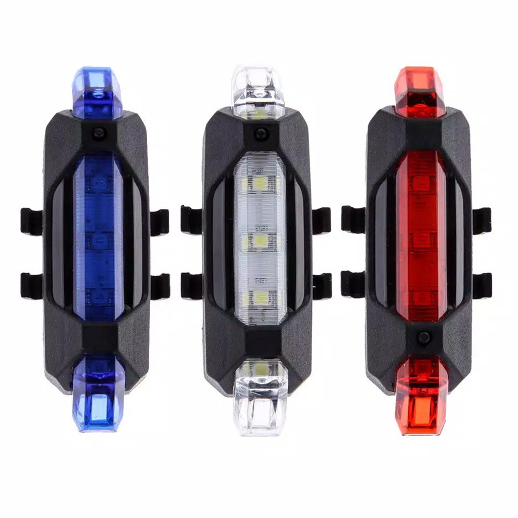 [✅COD] Lampu Led Cas Rechargeable Anti Air 4 Mode Aksesoris Sepeda Lipat Gunung Anak Dewasa Depan Belakang Tumblr Hias Emergency led Strip Super Terang Murah