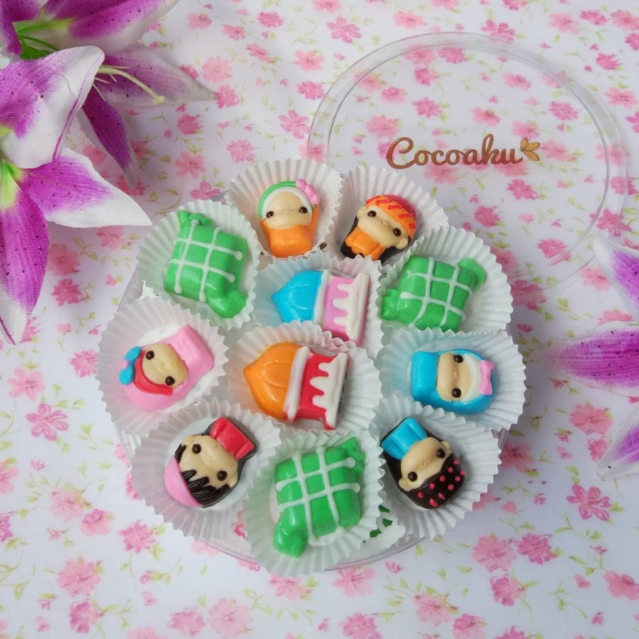 

Cokelat bingkisan lebaran / Coklat ketupat / bingkisan lebaran