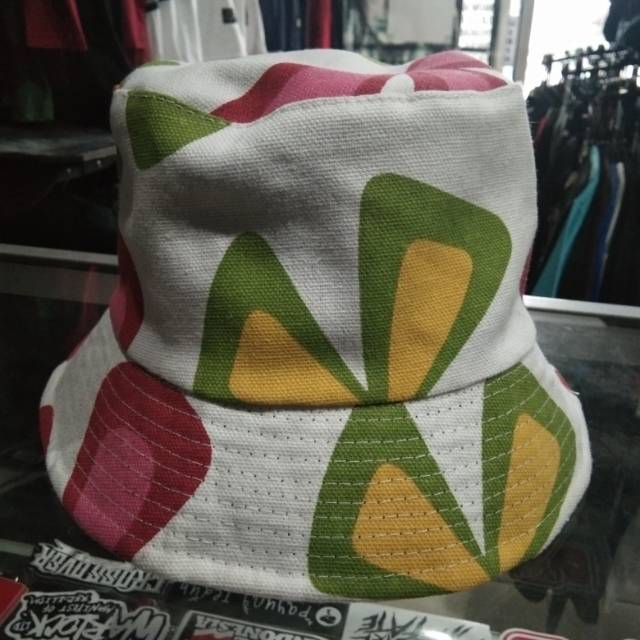 100% real pict ! Bucket hat motif murah