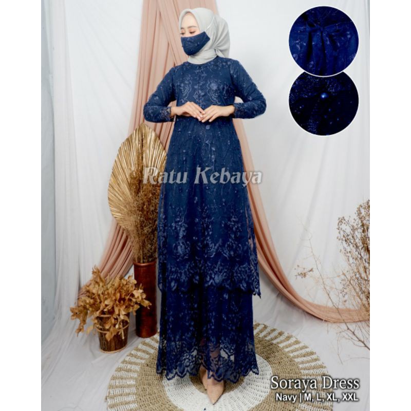 GAMIS TULLE TINGKAT BUSUI / KEBAYA TULLE / BAJU PESTA MODERN / GAMIS BUSUI/GAMIS KONDANGAN/GAMIS TERBARU/GAMIS TULLE/GAMIS TULLE TINGKAT /GAMIS