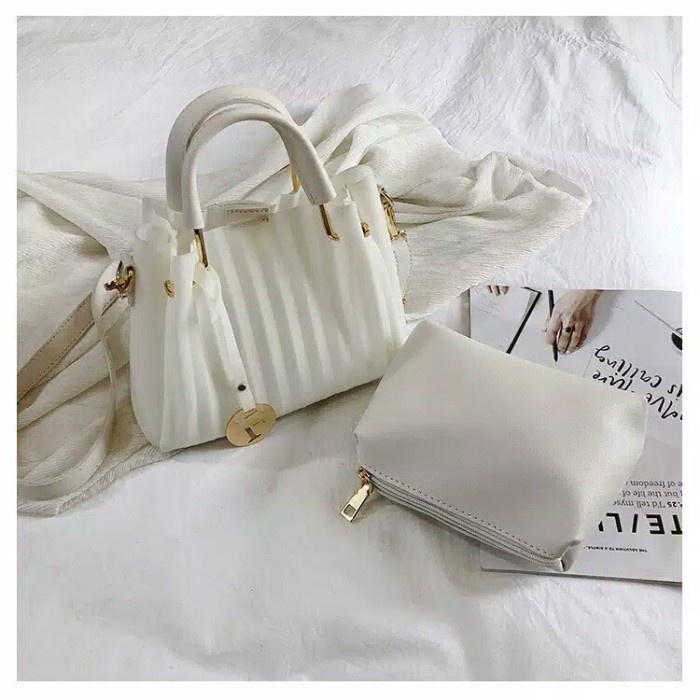 tas wanita Tas Wanita Import Tas Selempang Jelly Fendy - Putih import Tas wanita original tas pingga