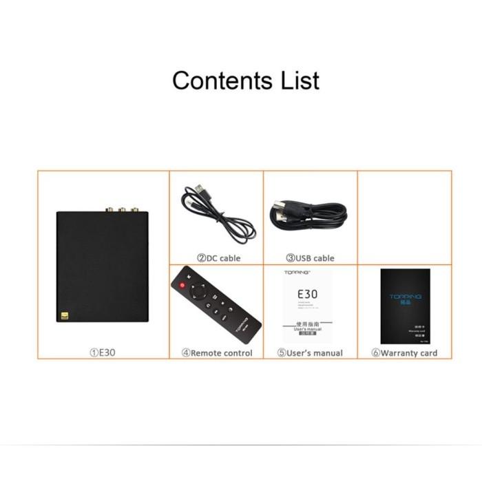 TOPPING E30 AK4493 DSD512 Desktop DAC Digital To Analog Converter