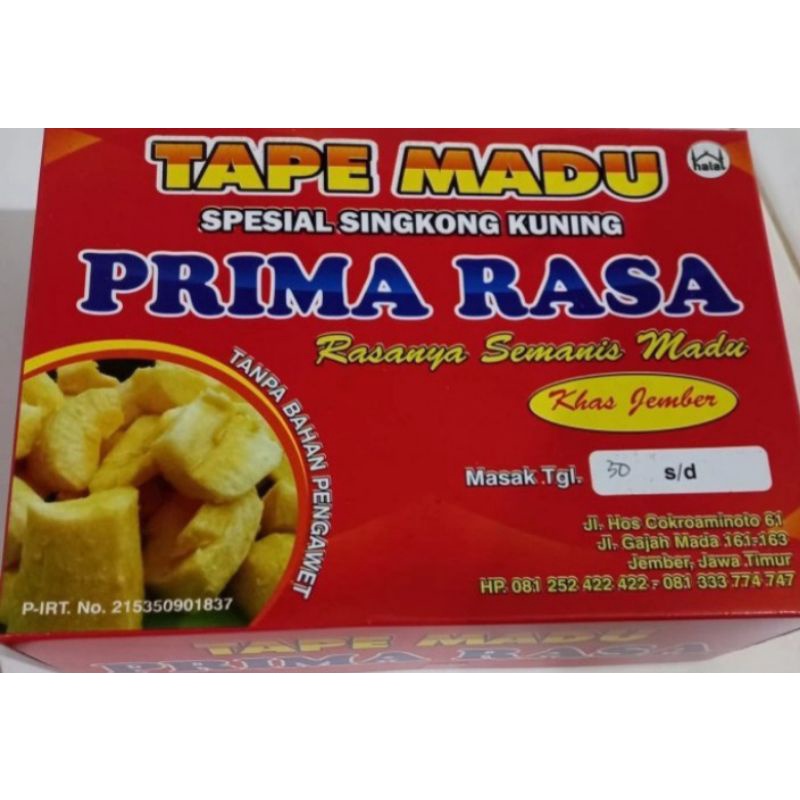 

Tape-prima-rasa-Tape-singkong -manis-Tape- ketela-manis-Tape-madu.