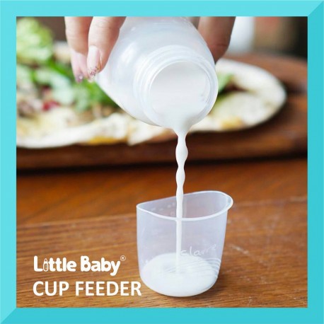 Little Baby ( Claire ) CUP FEEDER dengan Takaran ml - BPA Free - FREE BUBBLE WRAP