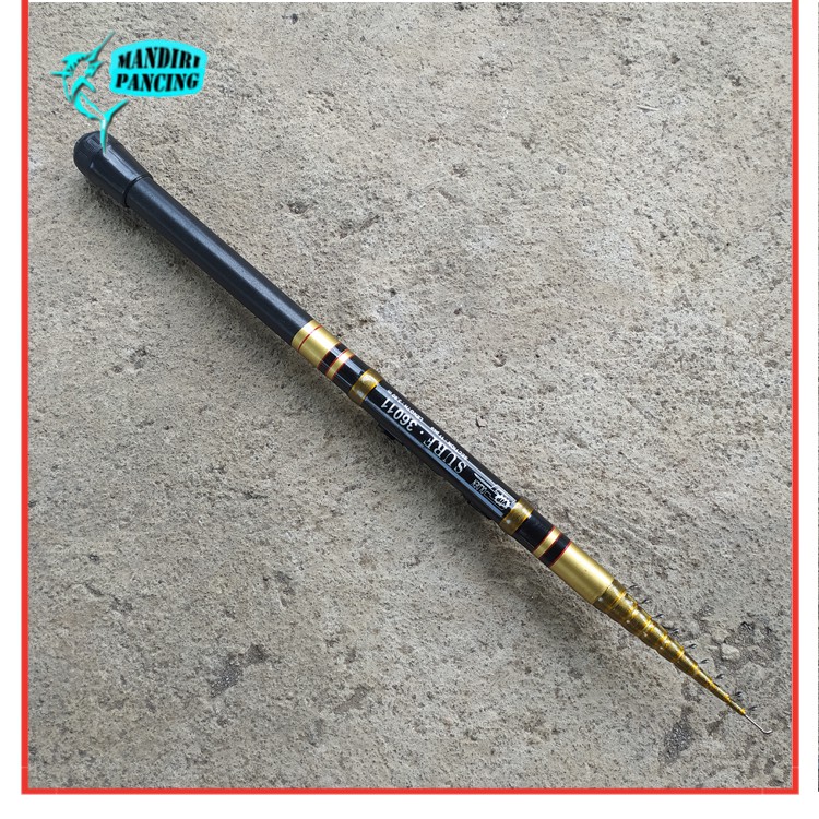 Joran Tegek Custom Kolong Fiber Lentur Ruas Pendek Murah Siap Pakai Merk Surf 360cm