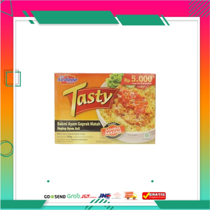 

Sedaap Tasty Bakmi Ayam Geprek Matah 124 g