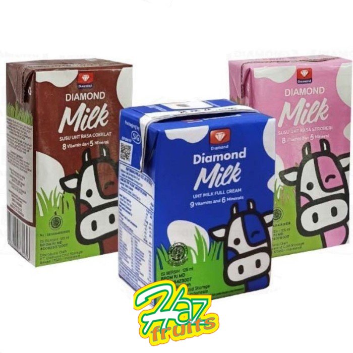 

Diamond Milk UHT / Susu UHT 125 ml x 40 pcs ( 1 Karton )