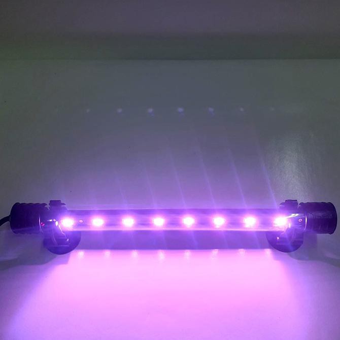 NEW SALE LAMPU CELUP AQUARIUM LED AQURA ASP-T4-25LED LAMPU AQUARIUM - MERAH MUDA