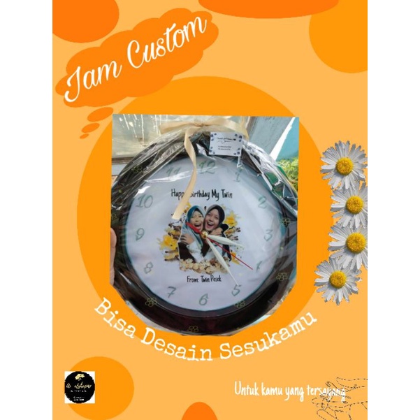 

Jam custom murah - Hadiah Unik/Kado Unik