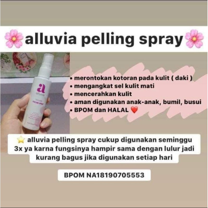 peeling spray Alluvia