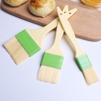 KUAS KUE PLASTIK BULU HALUS LEMBUT baking brush 22 x 4 cm