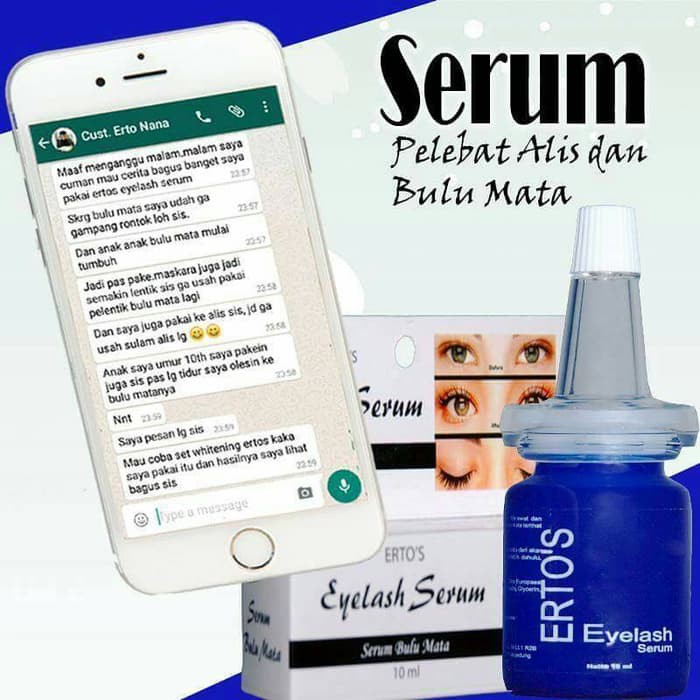 ERTOS eyelash SERUM / SERUM ERTOS / ERTO EYELASH SERUM       terbaru