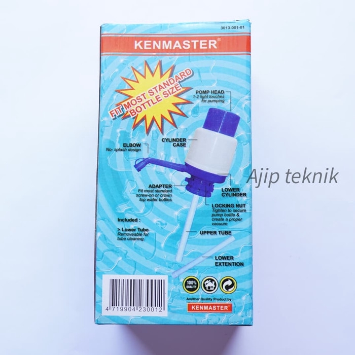 Pompa Air Minum Galon KENMASTER Pompa Aqua Manual MURAh