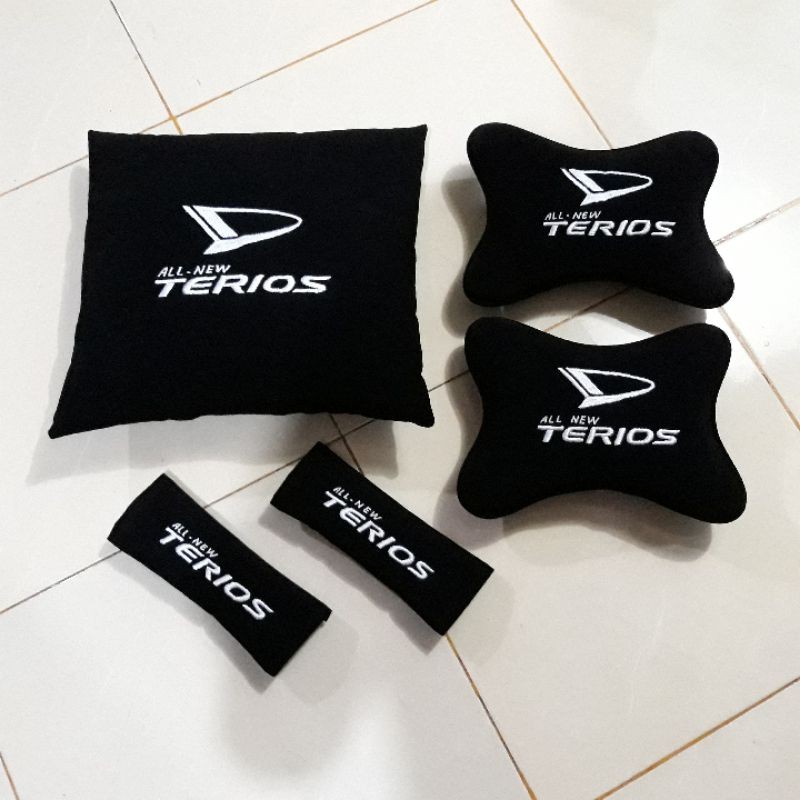 bantal mobil all new terios baru aksesoris interior mobil terios
