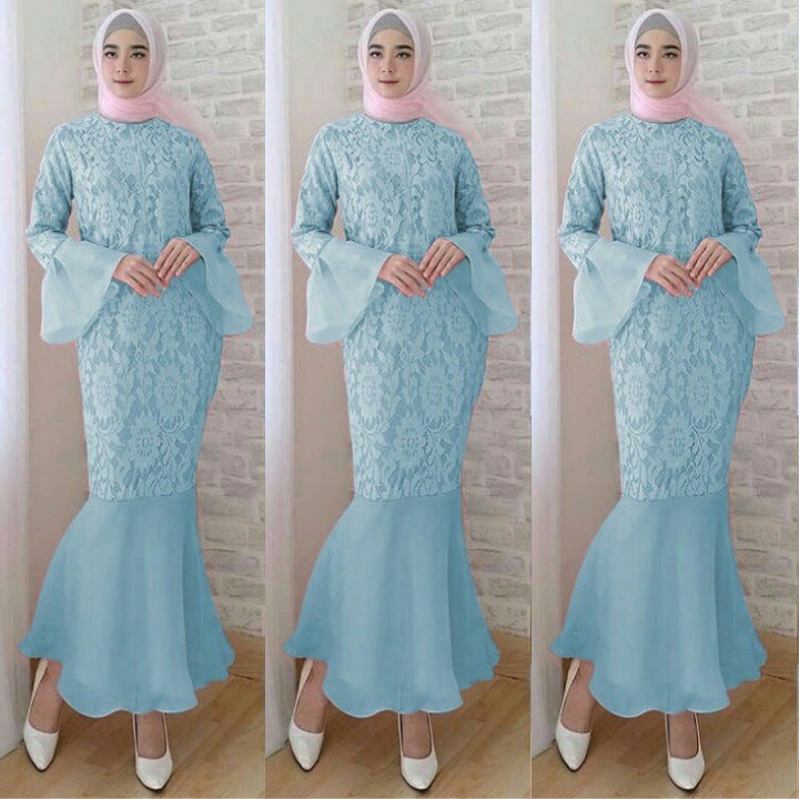 MAXY MERMAID / MAXI BRUKAT FURING / DRESS MAXY BRUKAT / GAMIS BRUKAT