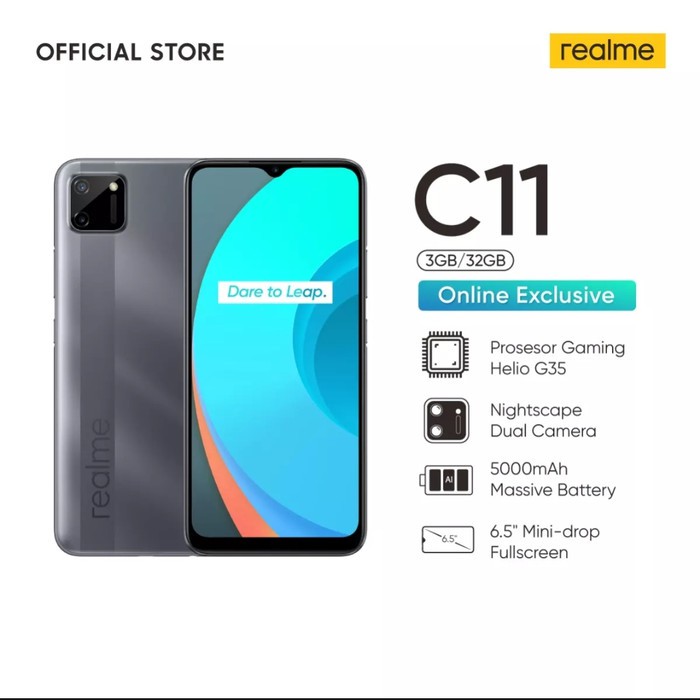 Realme C2 2/32 Ram 2GB Internal 32GB Garansi Resmi