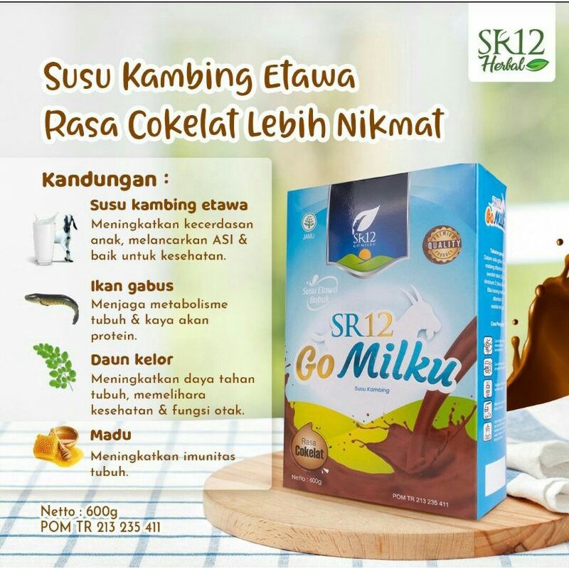 

GO MILKU SUSU KAMBING ETAWA SR12